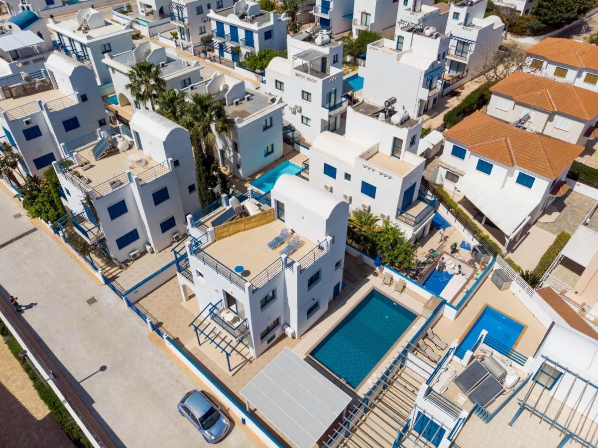 St Nicolaos Villa Ekaterina 3 Bdrm Protaras Dış mekan fotoğraf